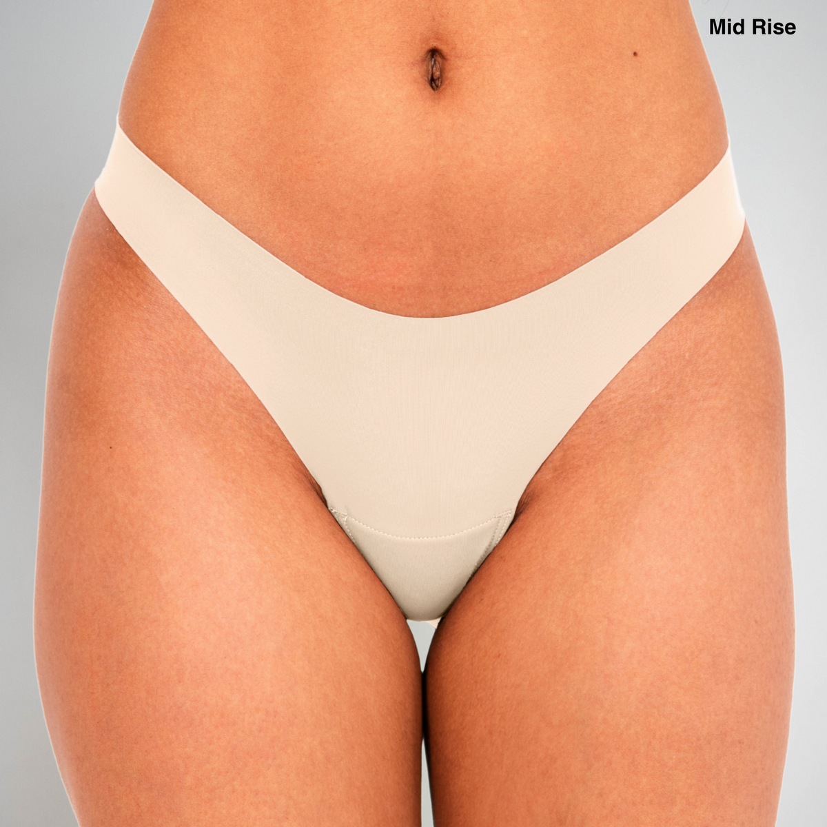 Olora Invisible Camel Toe Thong Mid Rise