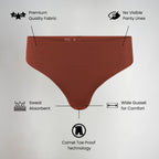 Olora Invisible Camel Toe Thong High Rise