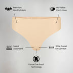 Olora Invisible Camel Toe Thong High Rise